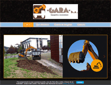 Tablet Screenshot of excavacionesgara.com